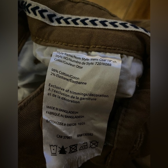 Ripzone Mens Tan Cargo Shorts Size 30 - Picture 10 of 13